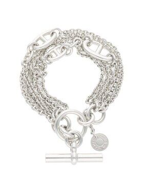 Hermes New Farandole Silver Bracelet St
